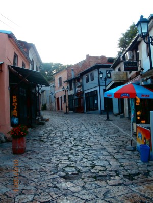 Pôvodná ulica v tureckom štýle